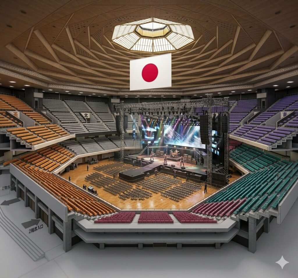 武道館のキャパは実際何人？公式1.4万人と実動員数の差を徹底解剖