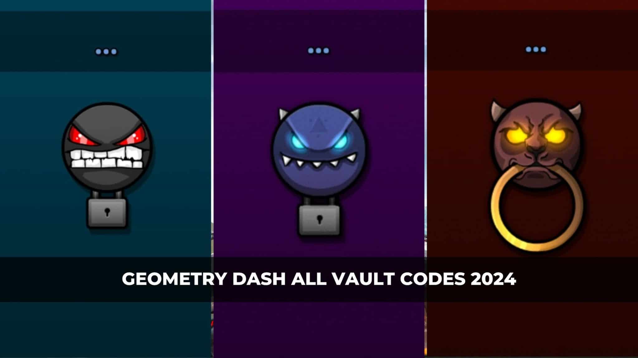 The Vault Passwords in Geometry Dash