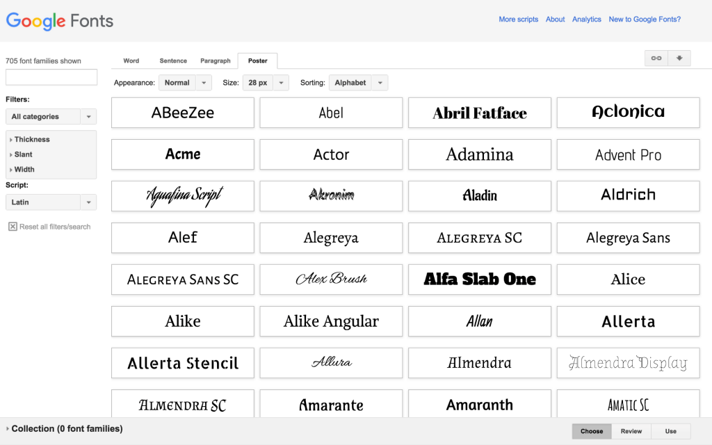 Google Fonts for Commercial Use