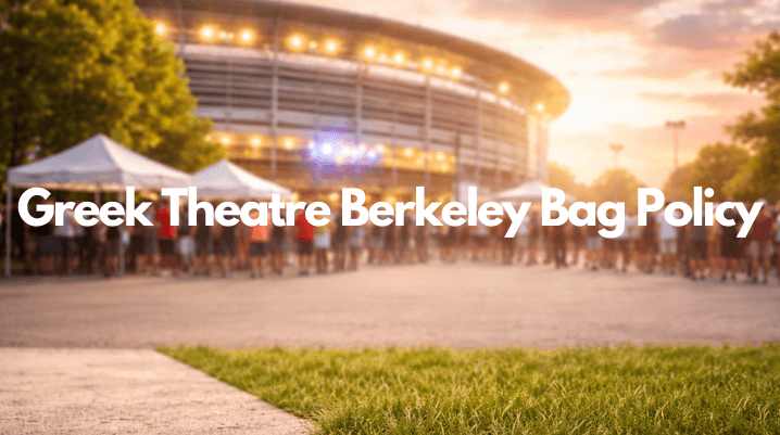 La Greek Theatre Bag Policy