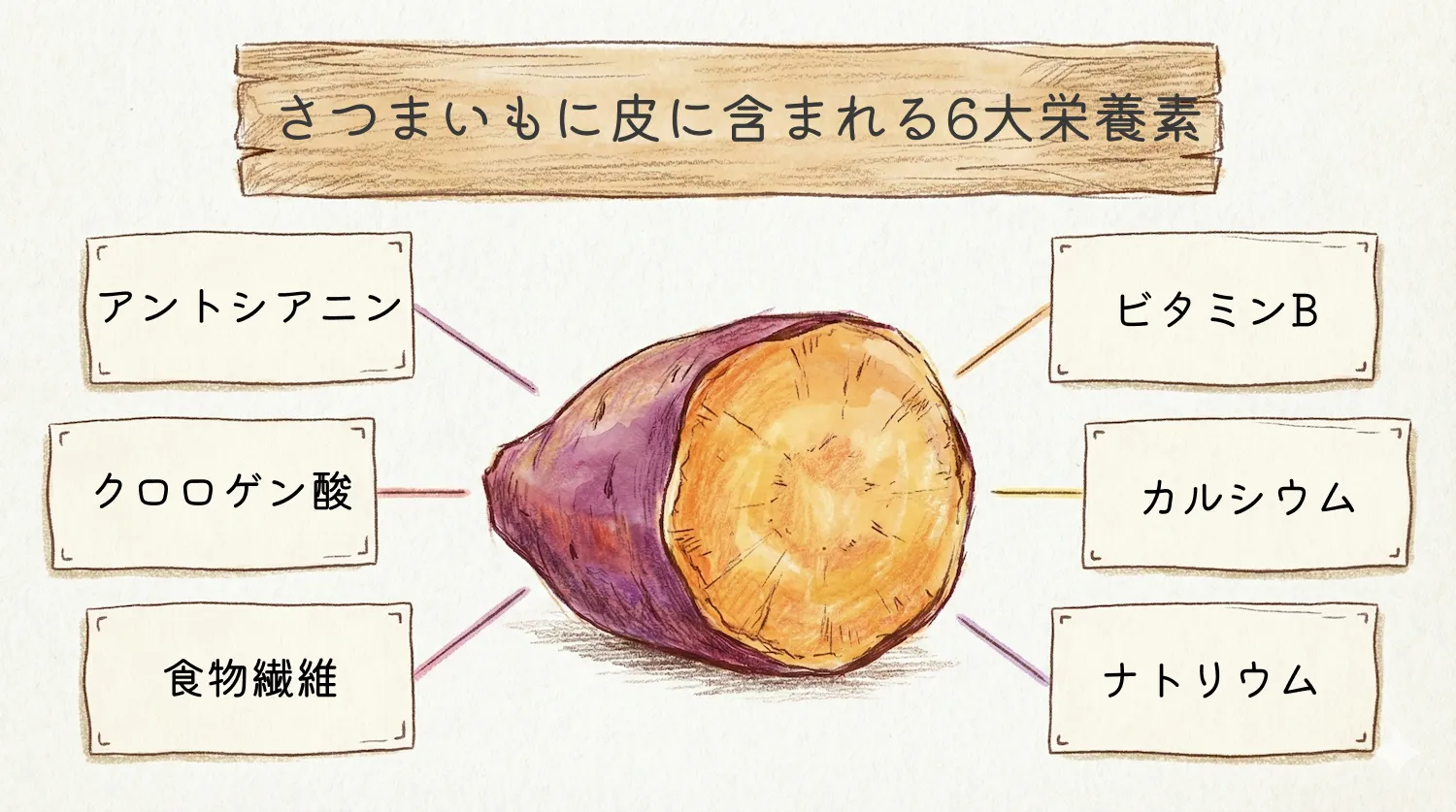 さつまいもの皮は栄養の宝庫！捨てるのは損する驚きの健康効果と真実