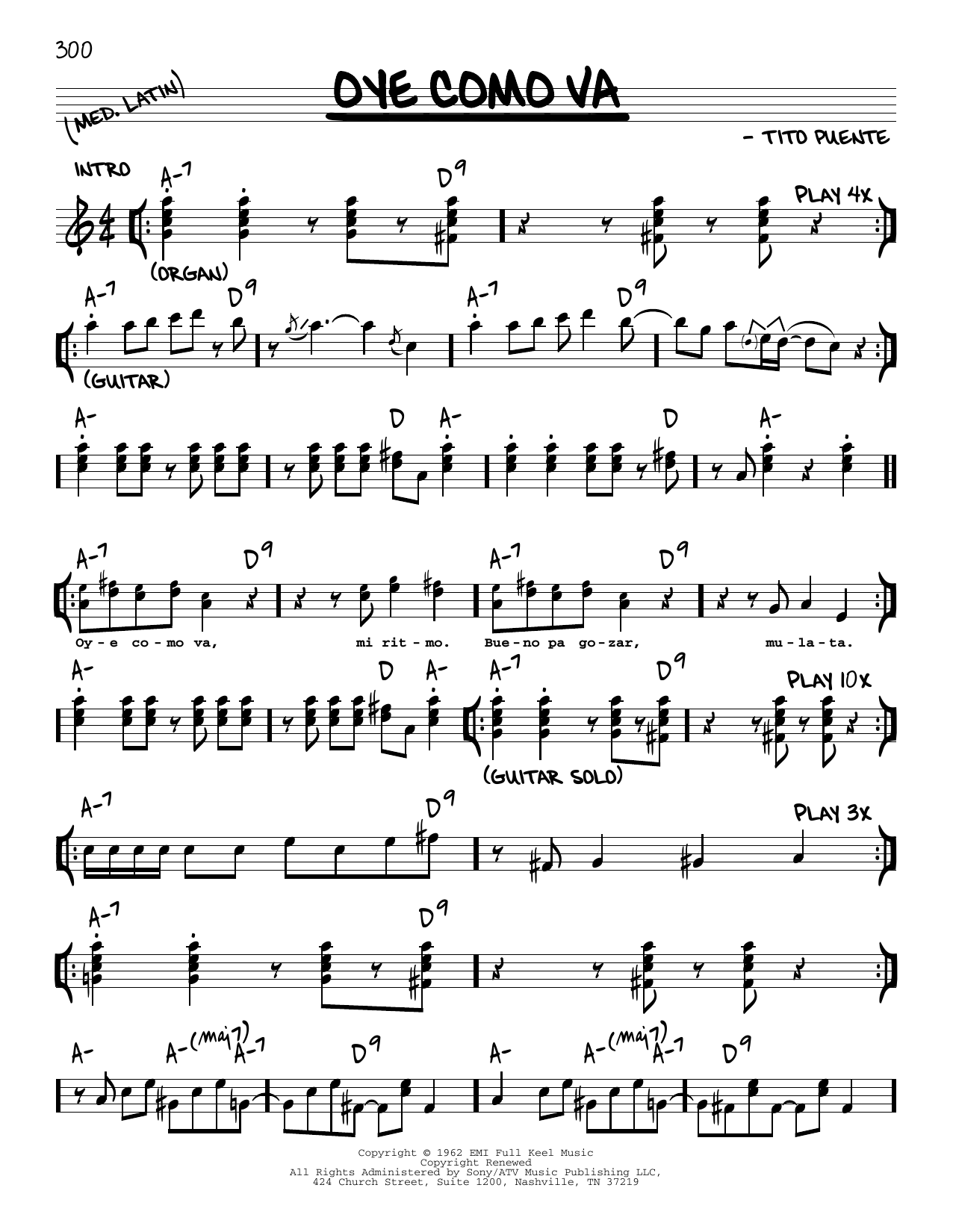 名曲Oye Como Vaの歌詞和訳と意味！サンタナと原曲の誕生秘話