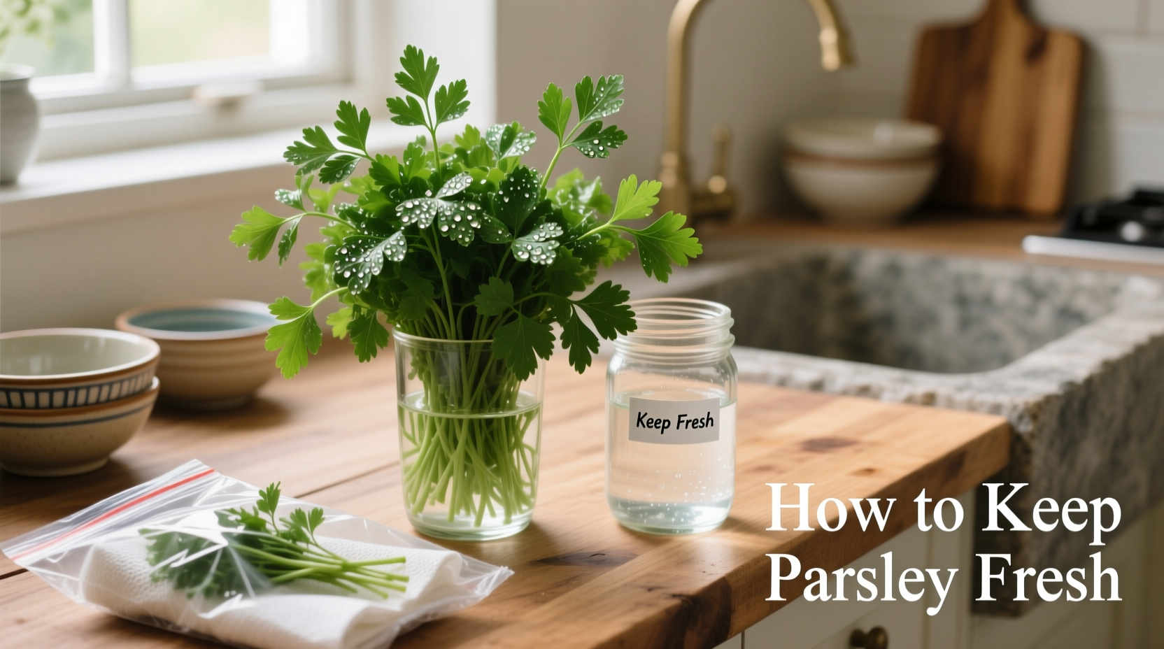 How Do You Keep Fresh Parsley