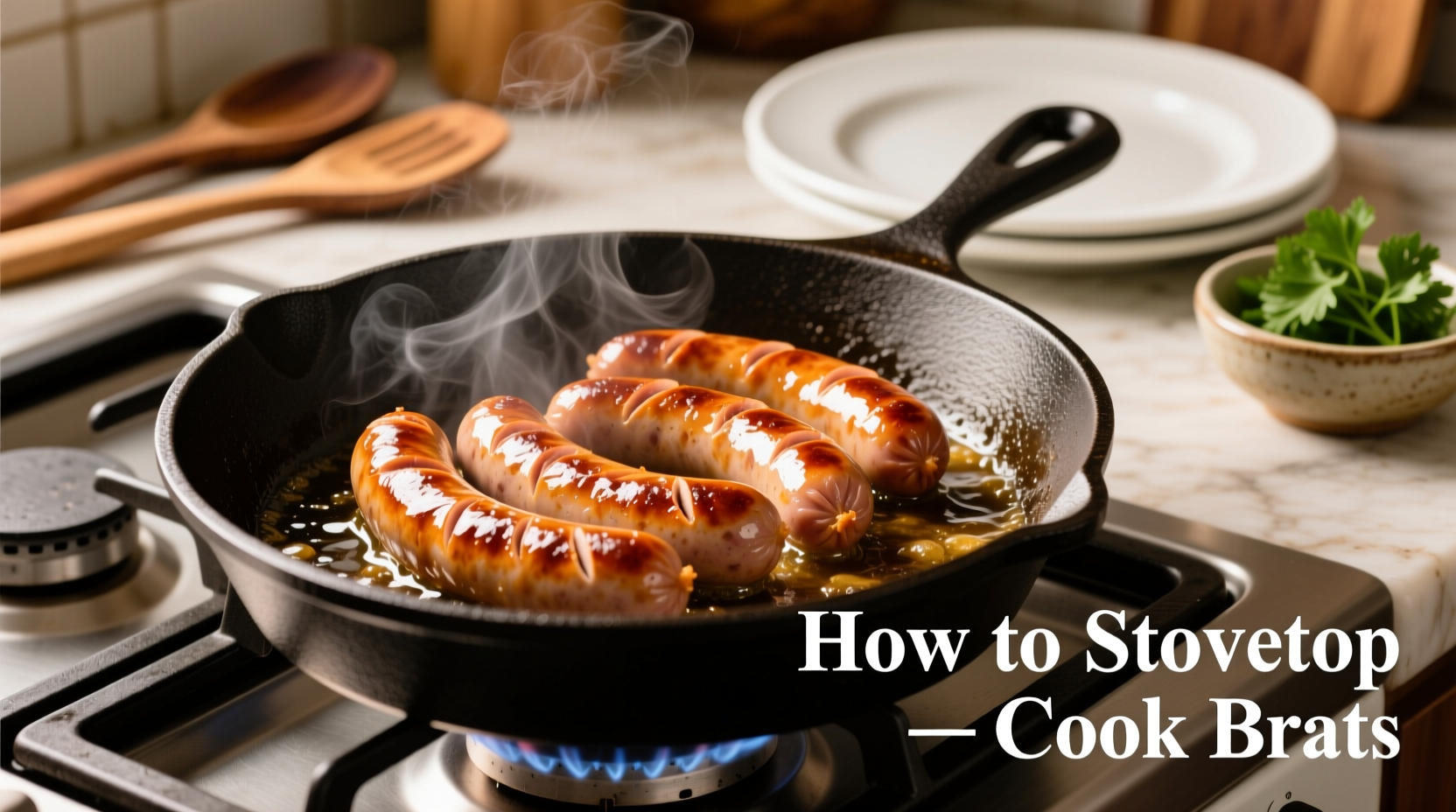 How to Cook Raw Bratwurst on Stove