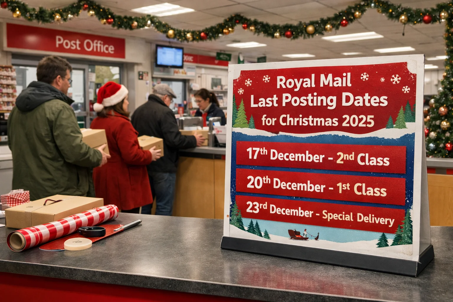 Royal Mail Christmas Posting Dates 2026 Abroad