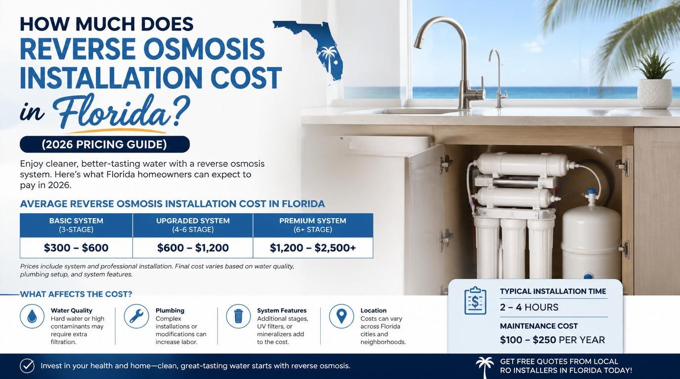 Reverse Osmosis Water System Installation Cost