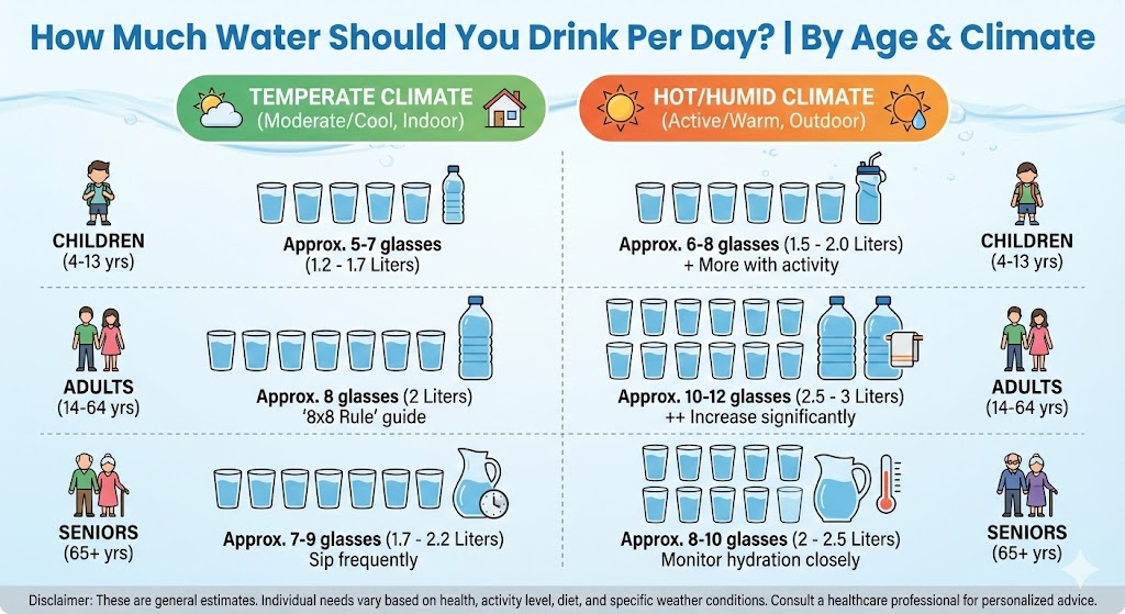 How Much Water Should You Drink a Day Gallons