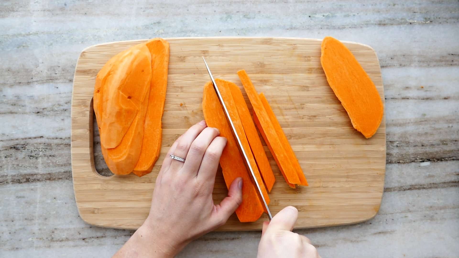 How to Make Sweet Potatoes Easier to Cut