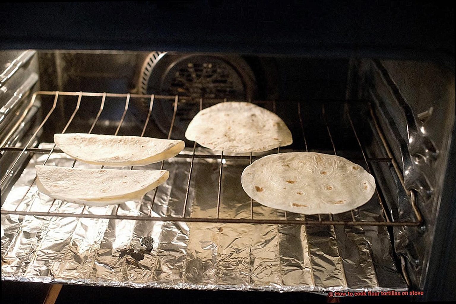 Cooking Tortillas in the Oven