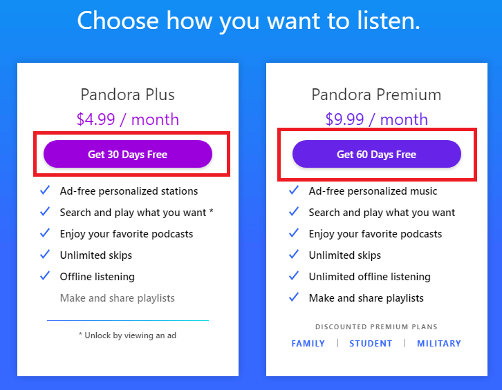 How to Get Pandora Premium Free