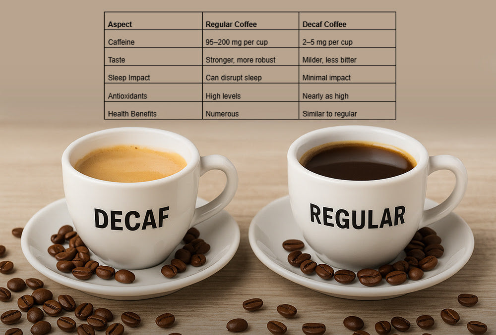 What the Difference Between Decaf and Regular Coffee