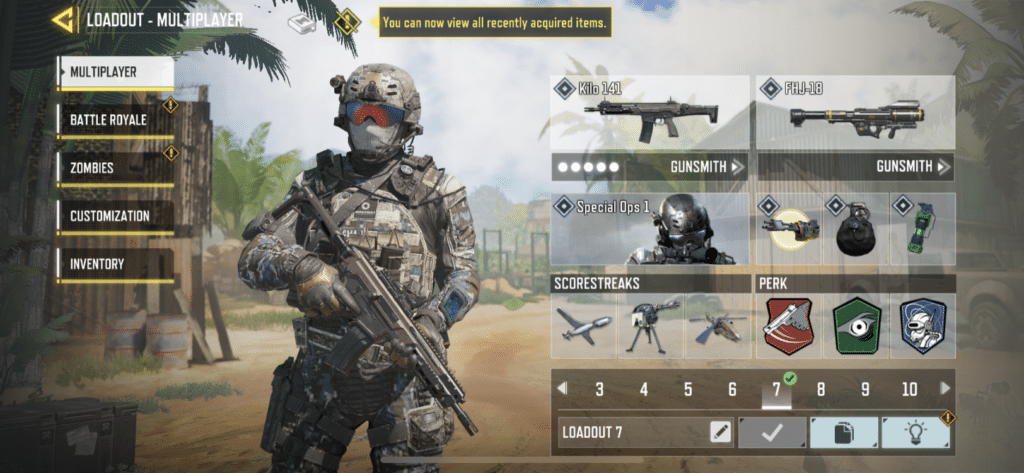 Best Call of Duty Mobile Loadout