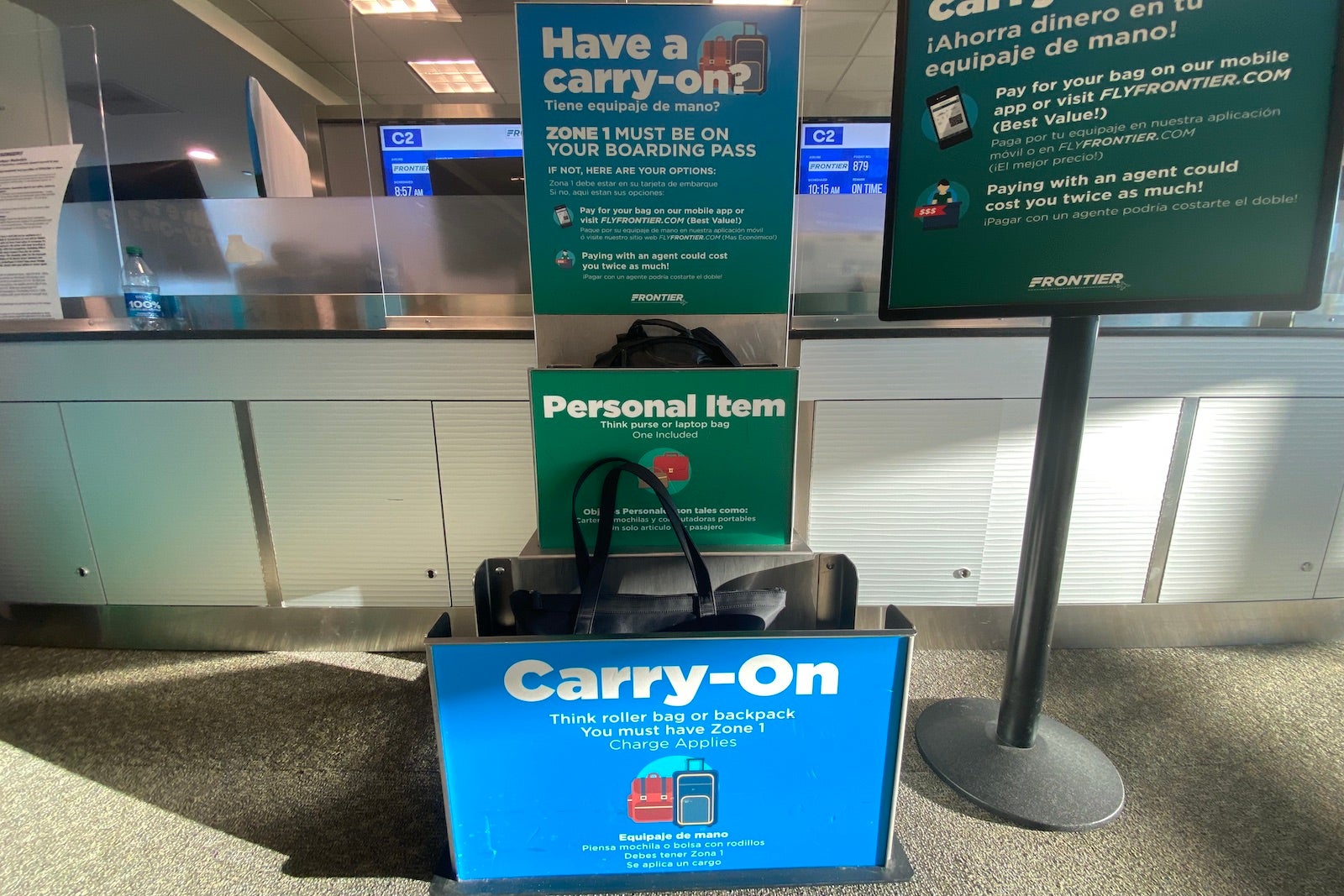 Frontier Carry on Bag Policy