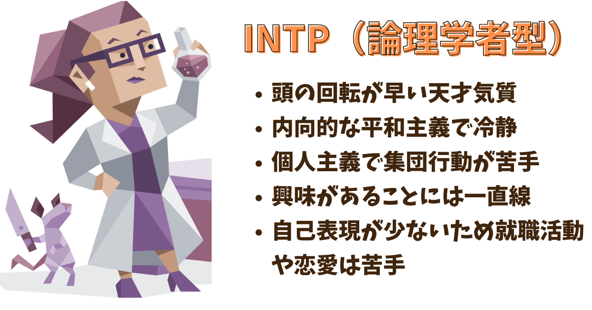 Intpは変人か天才か？論理学者の性格特徴と恋愛傾向・怒ると怖い真相