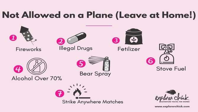 Items You Can't Take on Plane
