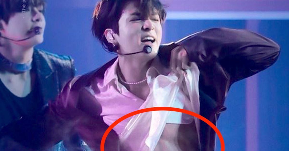 Bts Jungkook Shirt Ripped at Bbma Awards