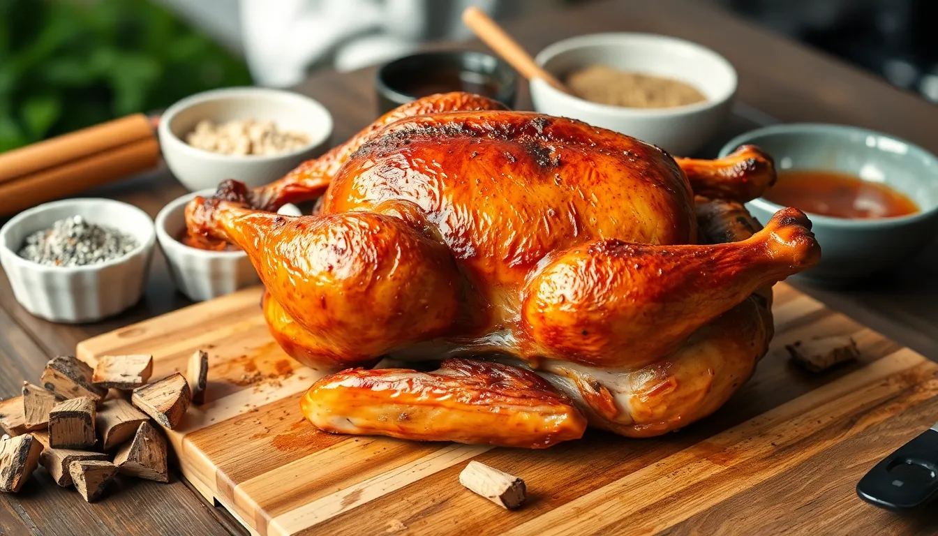 Crispy Skin Smoked Turkey