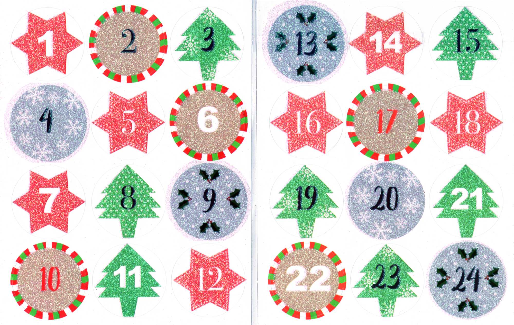 Start Advent Calendar 1 or 24