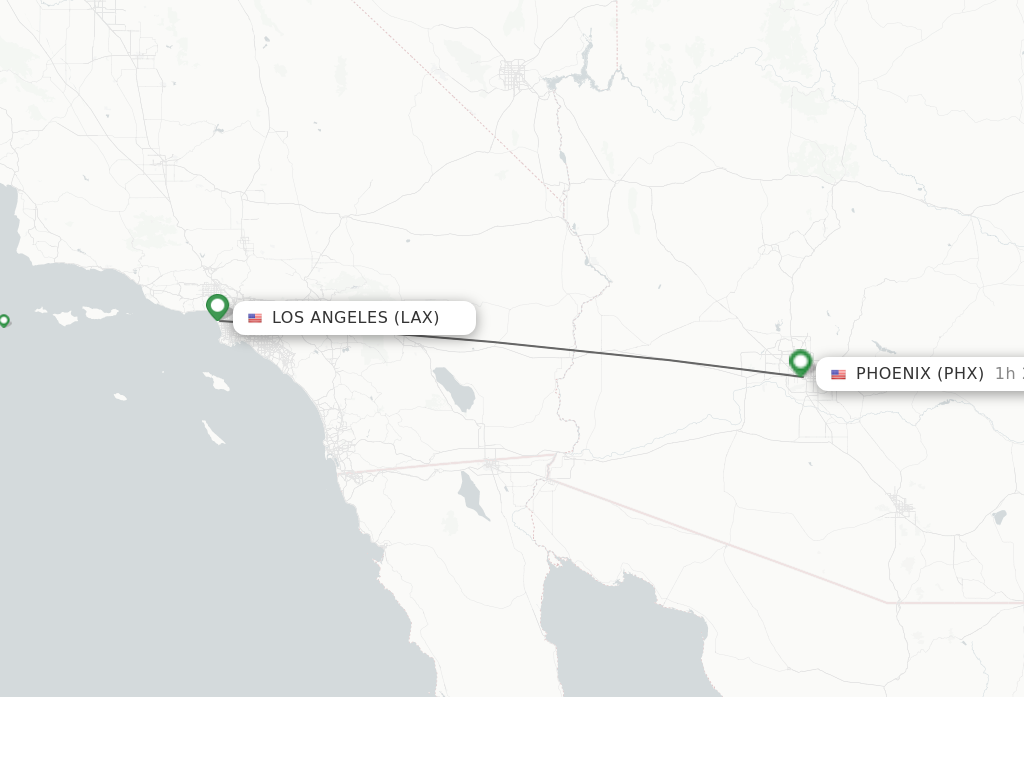 Los Angeles to Arizona Flight Time