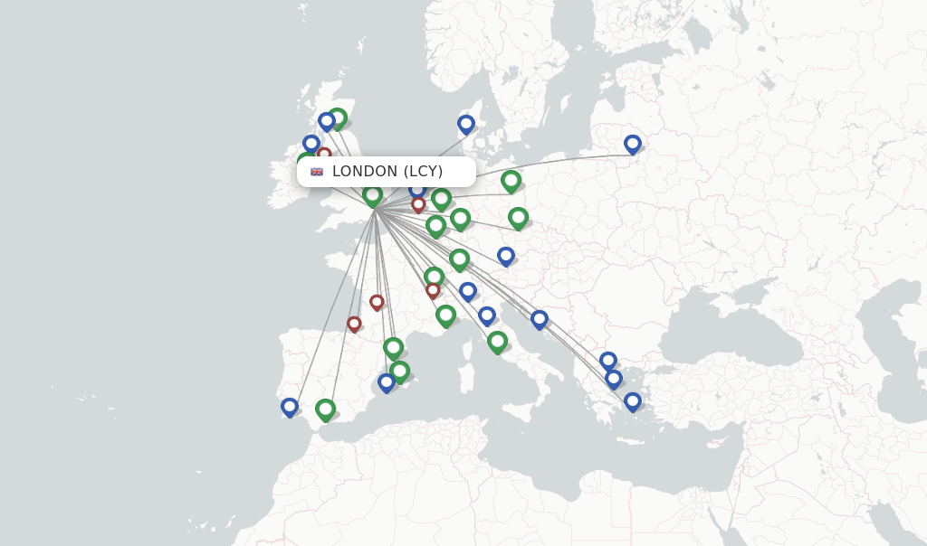 Where Can You Fly to from London City
