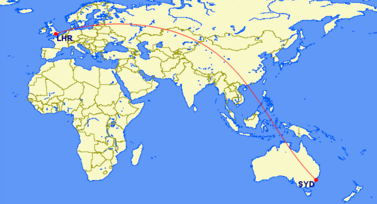 How Long Is Flight to Sydney from London