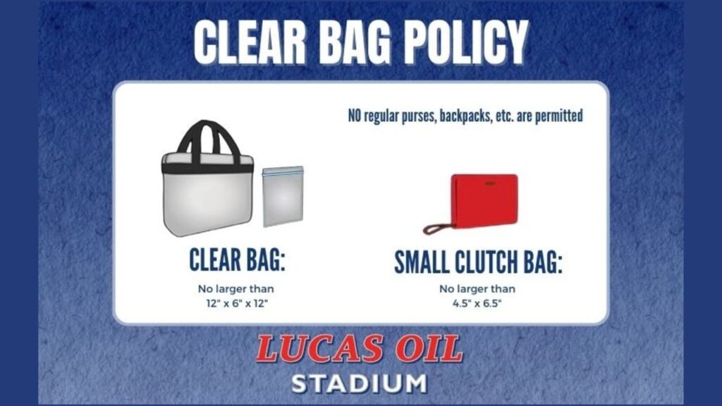 Lucas Oil Live Bag Policy