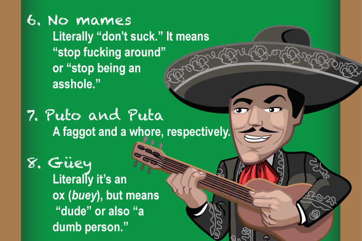 Offensive Names for Mexicans