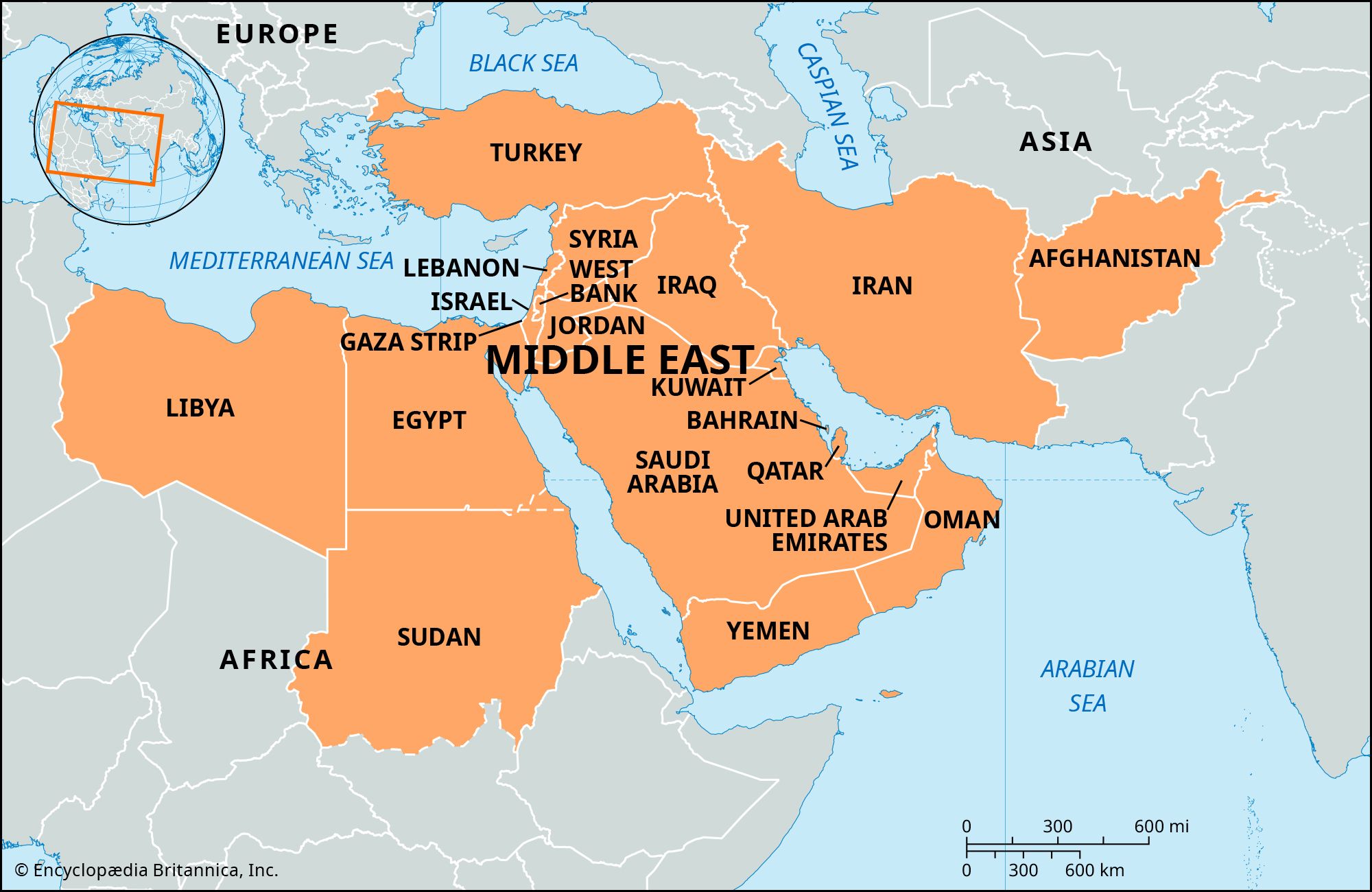 Facts on the Middle East