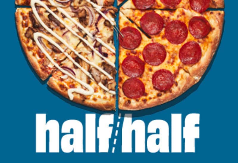 Half Half Pizza Dominos