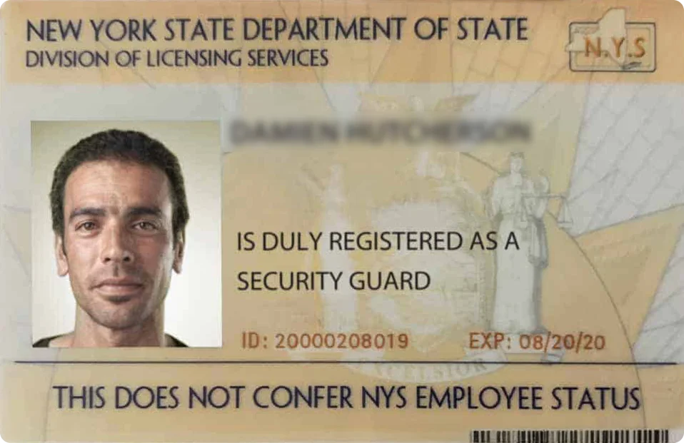 New York State Security Guard License Renewal