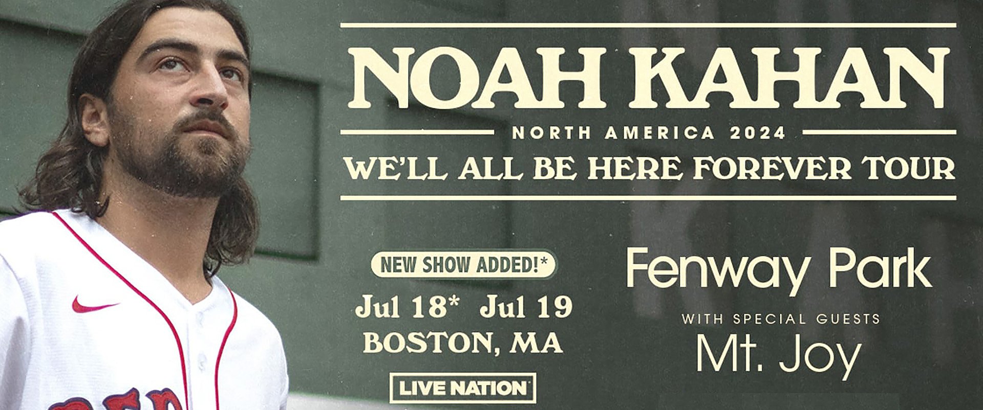 Noah Kahan Bag Policy Fenway