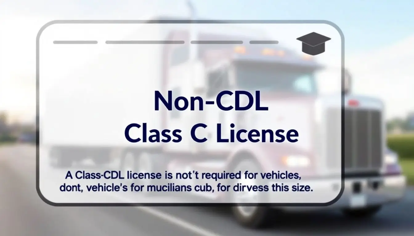 How to Get a Non Cdl Class C License Illinois