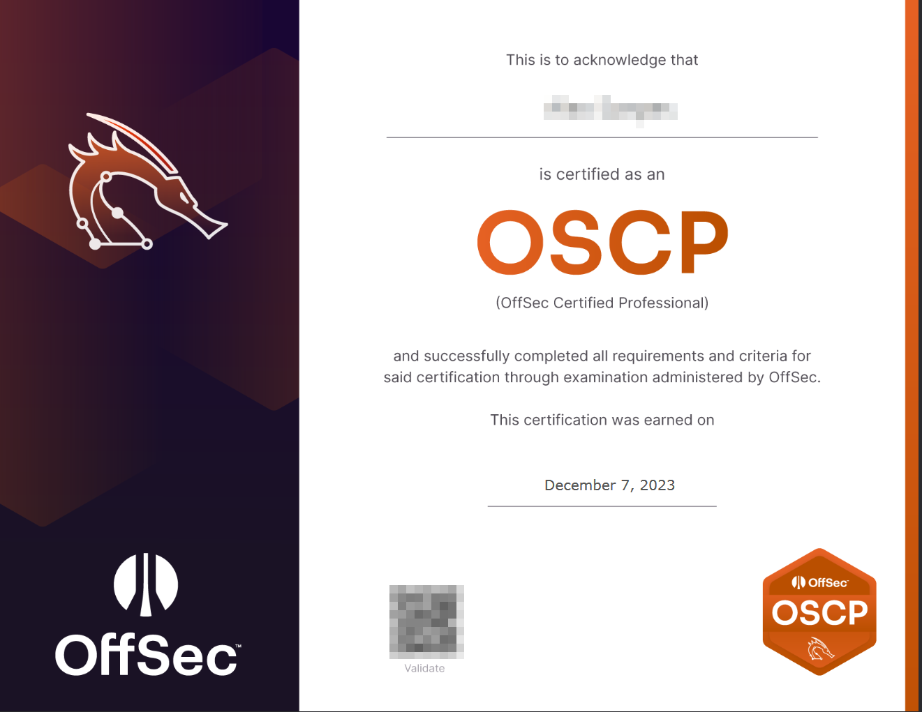 Offensive Certified Security Professional