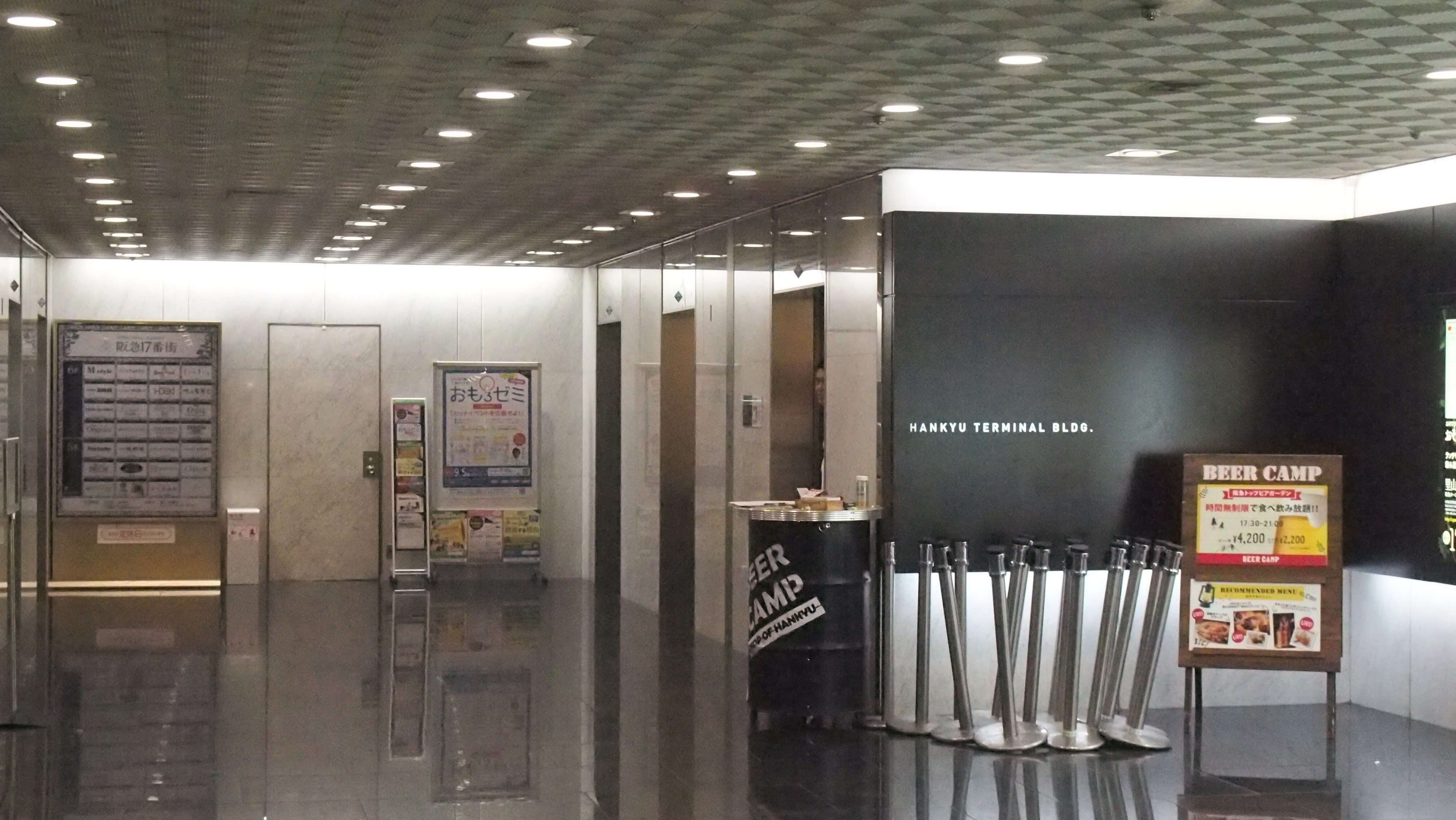 阪急トップビアガーデンの行き方攻略！梅田各駅から迷わない最短ルート