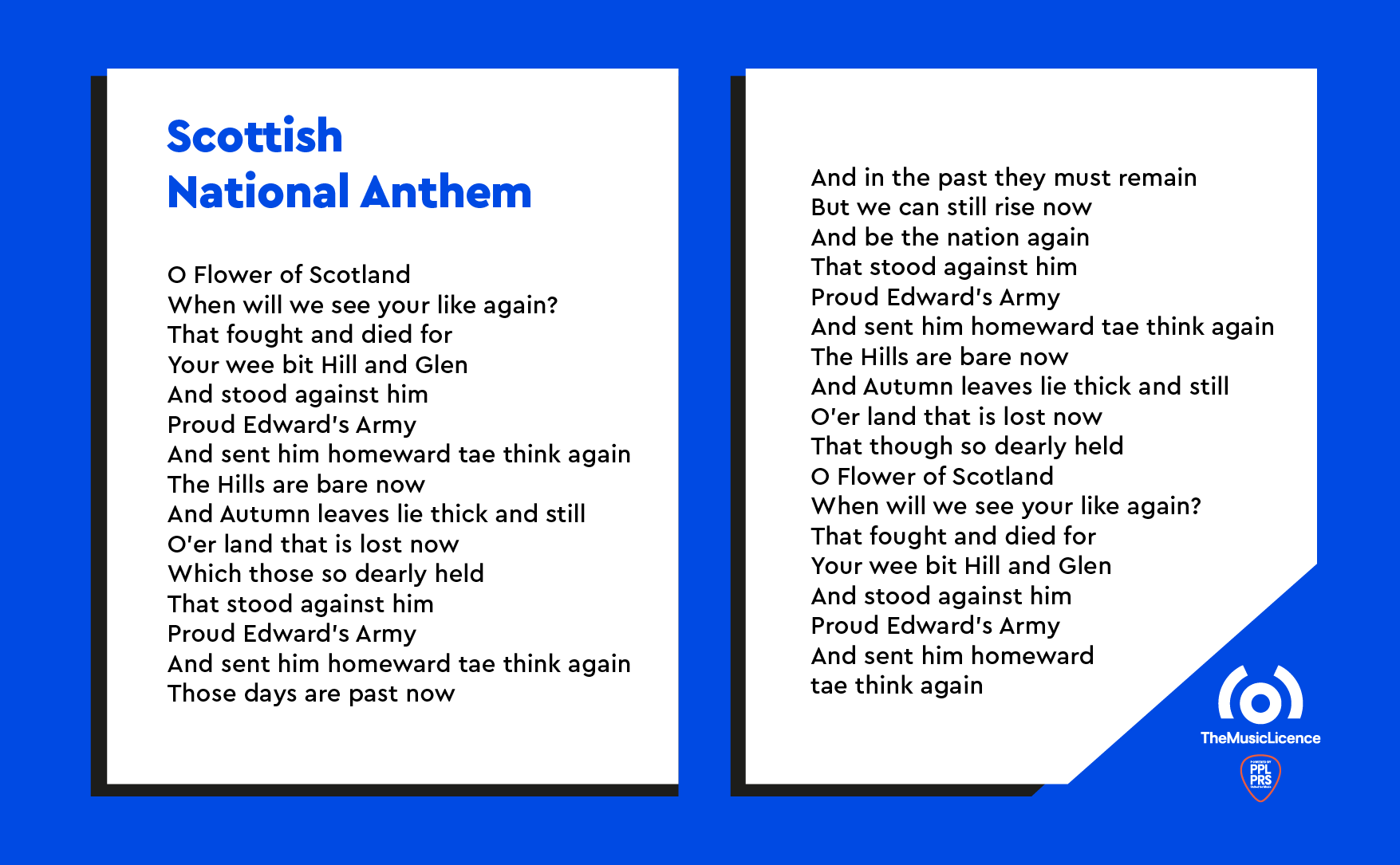 Lyrics to the National Anthem Uk