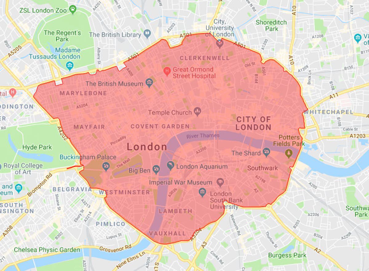 Is Kensington in the Congestion Zone