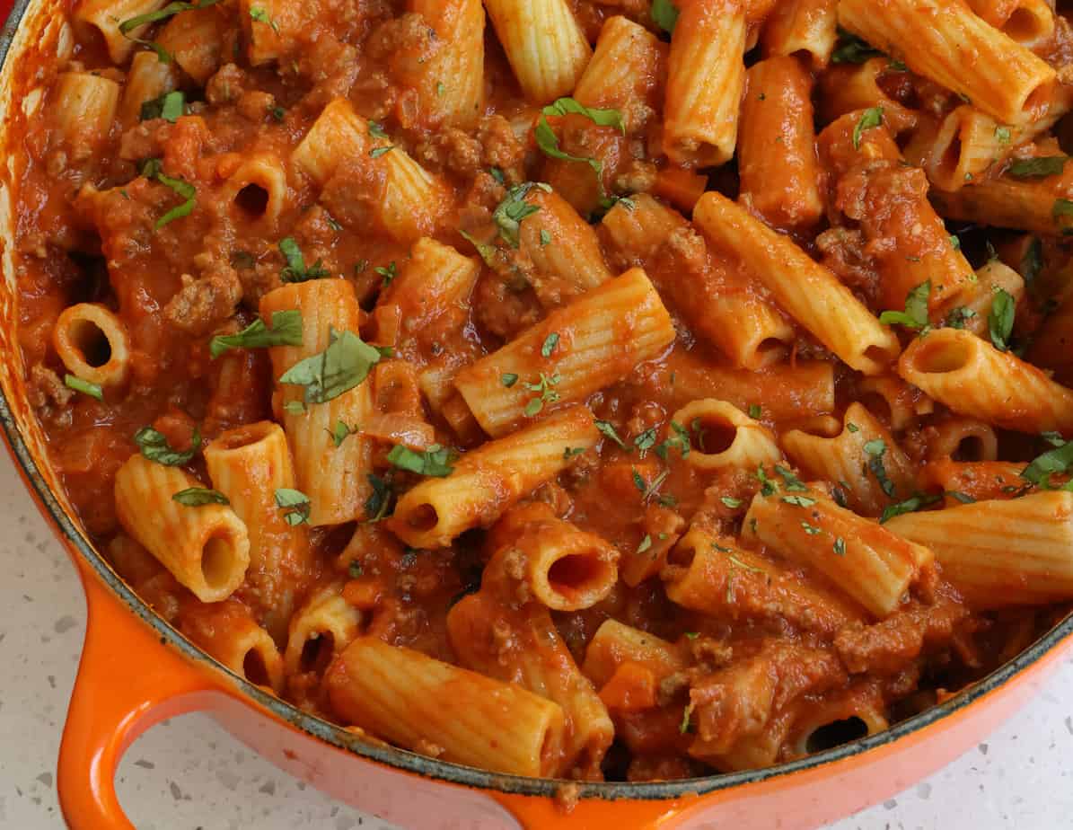 Pasta for Bolognese Sauce