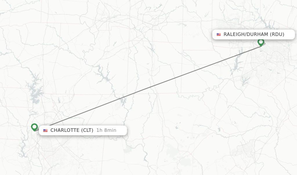 How Far Is Durham Nc from Charlotte Nc