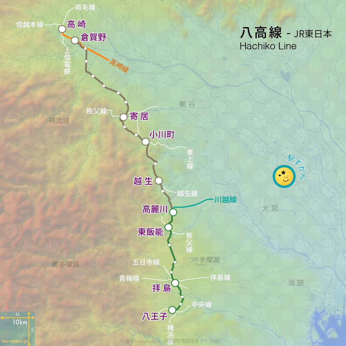 八高線の路線図を徹底解説！高麗川で激変する運行の真相と2026年最新事情