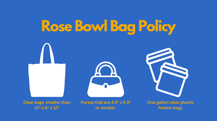 Rose Bowl Stadium Bag Policy