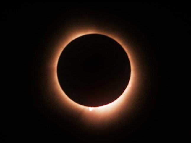Time Is the Solar Eclipse Today