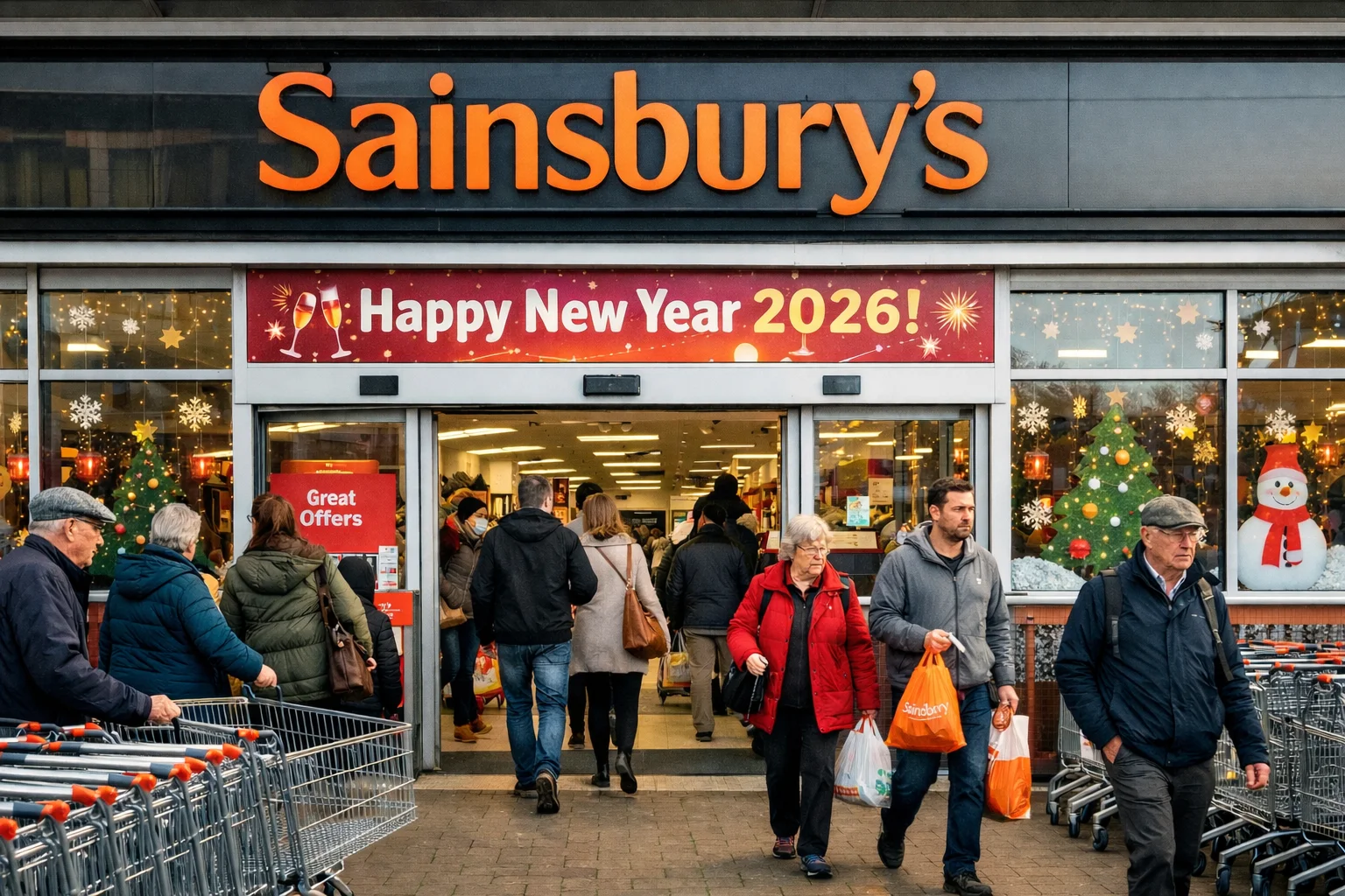 Sainsbury's New Year's Eve Opening Times