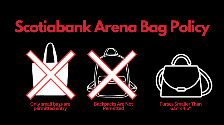 Scotia Bank Arena Bag Policy