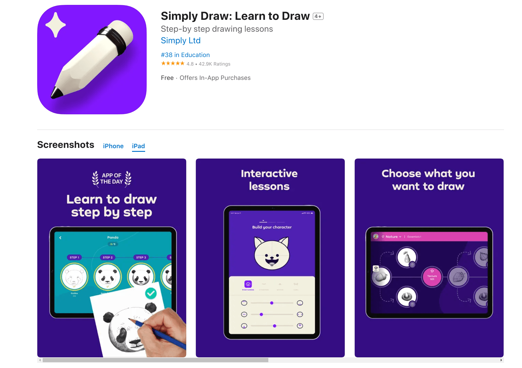 Simply Draw Learn to Draw App