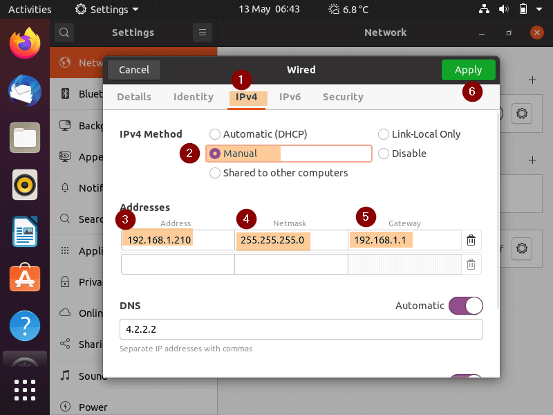 Assign Static Ip Ubuntu Server
