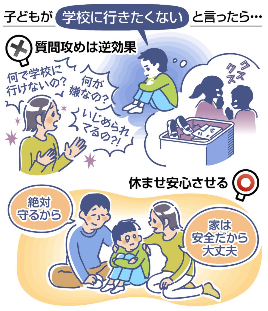 「学校に行きたくない」朝の体調不良とサイン！親の対応と休ませる基準