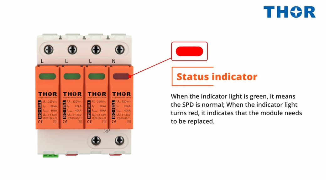 Surge Protector Red Light