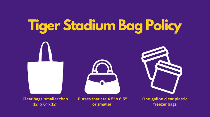 Lsu Tigers Clear Bag Policy