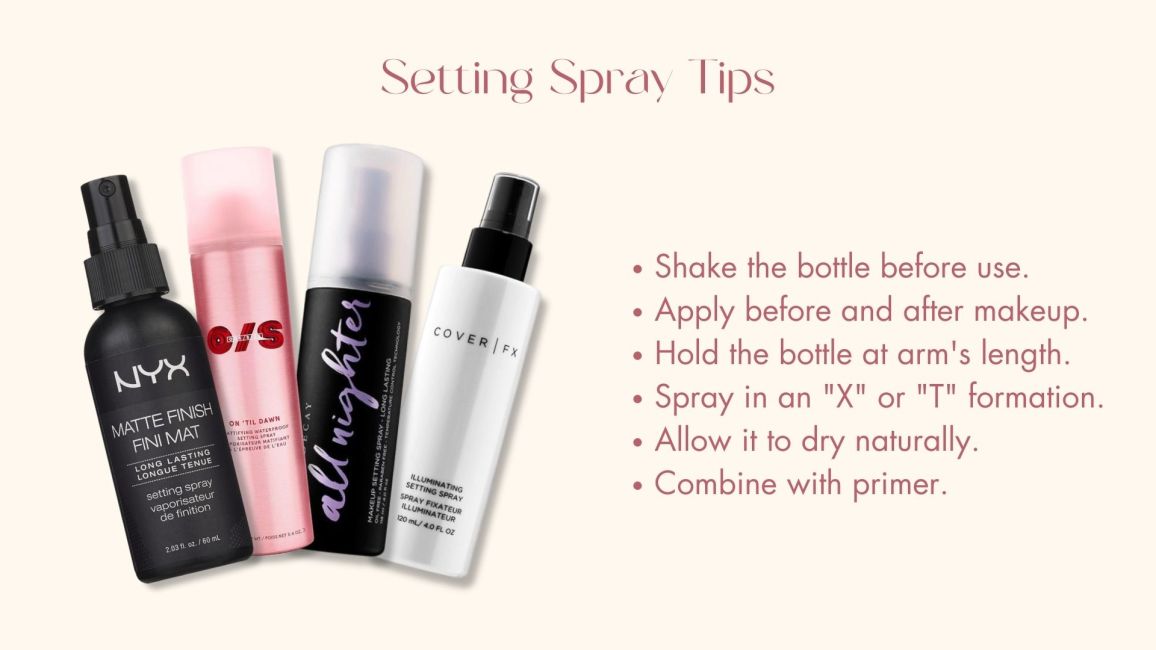 When to Put on Setting Spray