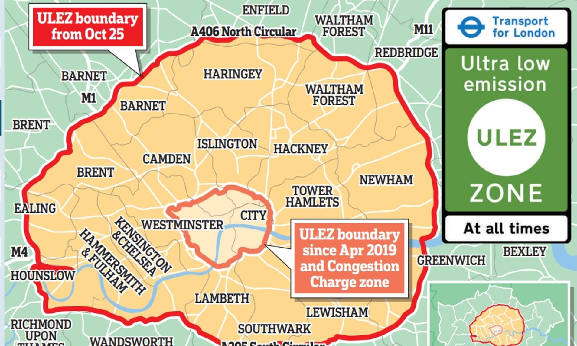 Pay Ultra Low Emission Zone Penalty Charge